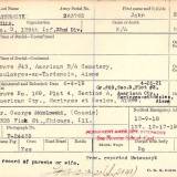 National Archives Card Register of Burial of Deseased American Soldiers (NAID...