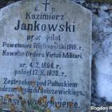 Tablica z grobu ppor. pil. K.Jankowskiego.